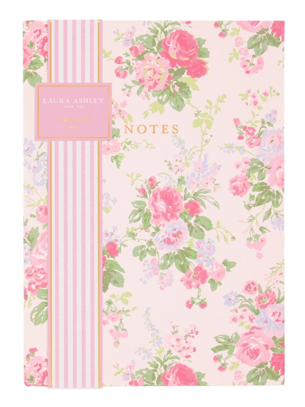 NEW LAURA ASHLEY ENGLISH GARDEN JOURNAL HOT PINK 6X8